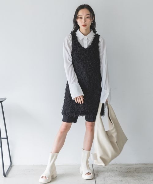 JEANASIS（ジーナシス）の「バイカーショートパンツ/102741（その他パンツ・レディース・ブラック/グレー・FREE）」の15枚目の写真