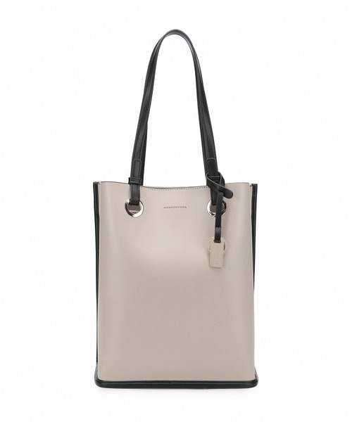 MERCURYDUO（マーキュリーデュオ）の「【MERCURYDUO/マーキュリーデュオ 】 メタル アイレット 縦長トートバッグ（トートバッグ・レディース・オリーブ/ブラック/ベージュ/キャメル/グレイッシュブルー/スモークピンク/オフホワイト/グレイッシュベージュ/アイボリー/ゴールド/ブロンズ/シルバー・FREE）」の22枚目の写真