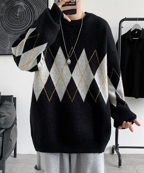 REBALANCE（リバランス）の「メンズニット_ビッグシルエット（ニット/セーター・メンズ・B/A・SMALL/LARGE/MEDIUM）」の17枚目の写真