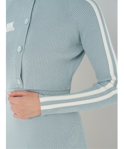 Darich（ダーリッチ）の「DDラインニットアンサンブル（ワンピース・レディース・サックスブルー/ピンク/イエロー・FREE/FL）」の7枚目の写真