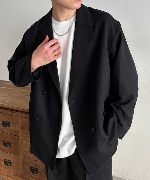 【ユニセックス】Wブレストビッグジャケット