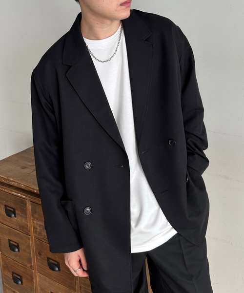 【ユニセックス】Wブレストビッグジャケット