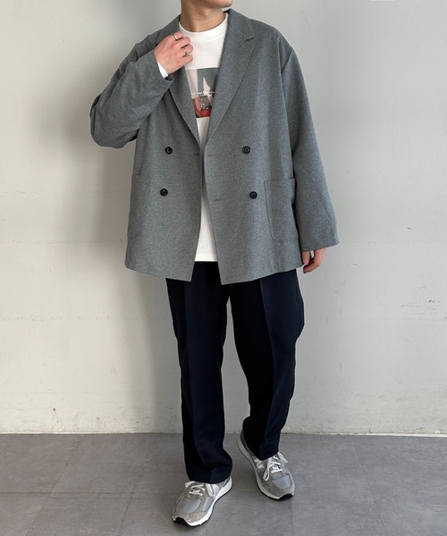 【ユニセックス】Wブレストビッグジャケット