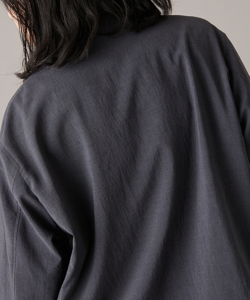 JOURNAL STANDARD（ジャーナルスタンダード）の「”吸水速乾 / 接触冷感” EVALET ストレッチ ウォッシャブル ノーカラージャケット（ノーカラージャケット・メンズ・ブラック系その他/ベージュ/ダークブルー・SMALL/MEDIUM/LARGE）」の16枚目の写真