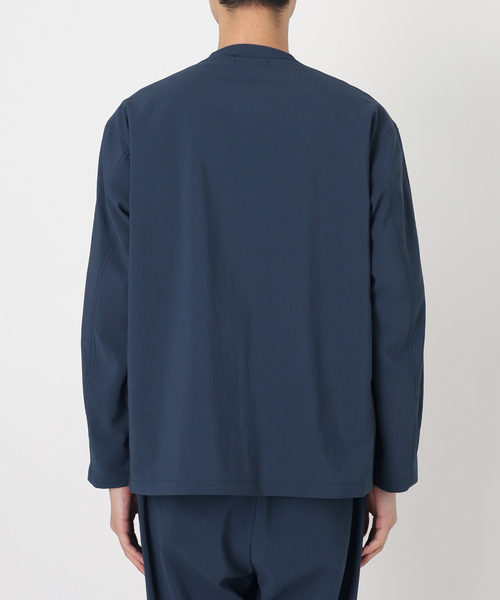 JOURNAL STANDARD（ジャーナルスタンダード）の「”吸水速乾 / 接触冷感” EVALET ストレッチ ウォッシャブル ノーカラージャケット（ノーカラージャケット・メンズ・ブラック系その他/ベージュ/ダークブルー・SMALL/MEDIUM/LARGE）」の20枚目の写真