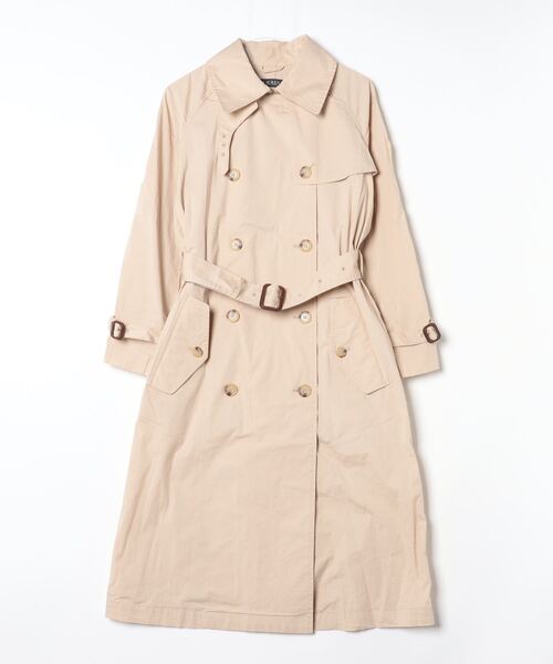 ラルフローレン　ロングトレンチコート　ポプリン LAUREN RALPH LAUREN（ローレン ラルフ ローレン）の「ベルテッド