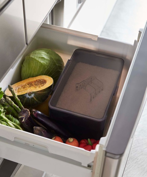 tower（タワー）の「【WEB限定】tower 米びつ5kg 軽量カップ付き（キッチン収納・レディース・ブラック/ホワイト・FREE）」の17枚目の写真