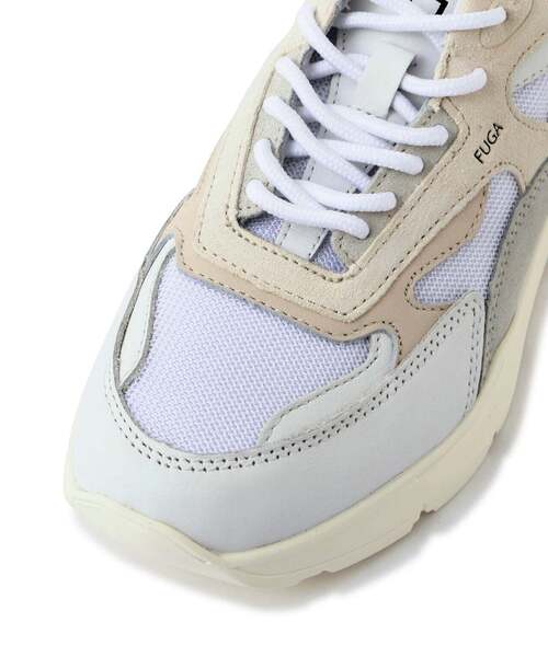 D.A.T.E.（デイト）の「D.A.T.E.（デイト）別注FUGA/ライトベージュ（スニーカー・レディース・ホワイト・36/37/38/39）」の5枚目の写真