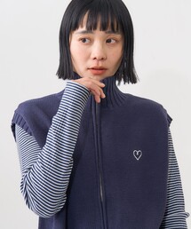 【新品】フリークスストア　ニットベスト　アイボリー セール】エプロンニットベスト（ベスト）｜FREAK'S STORE