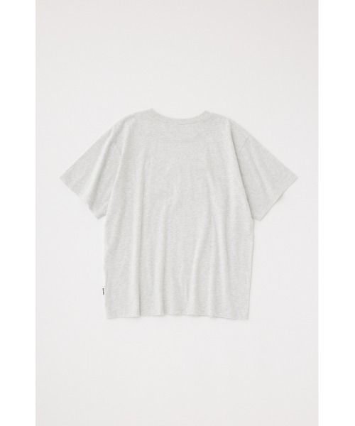 MOUSSY(マウジー)の「MOUSSY EMBROIDERY Tシャツ(Tシャツ/カットソー・レディース・杢グレー/ブラック/ライトベージュ/ホワイト・FREE)」の6枚目の写真