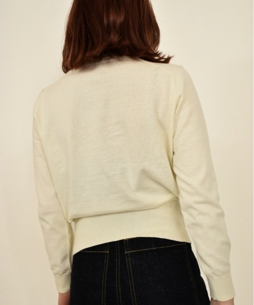 THEATRE PRODUCTS（シアタープロダクツ）の「シンボルロゴ刺繍ニットプルオーバー（ニット/セーター・レディース・グレー/ホワイト/ブラック・FREE）」の20枚目の写真