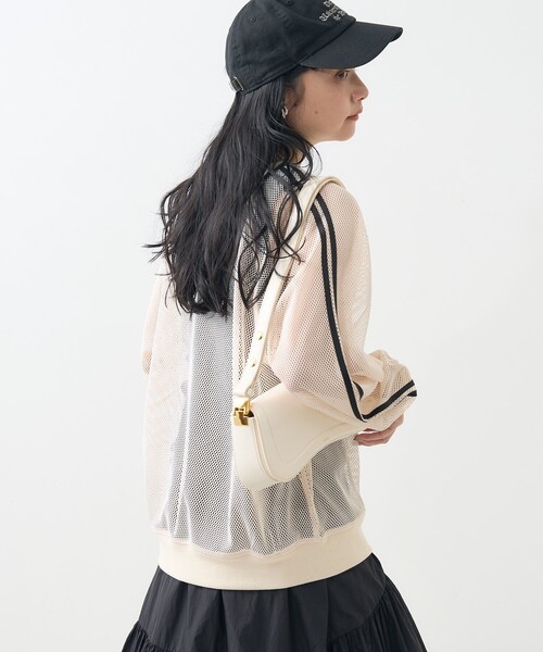 FREAK'S STORE（フリークスストア）の「prince/プリンス prince メッシュライン プルオーバー（Tシャツ/カットソー・レディース・オフホワイト/ブラック/ネイビー・ﾌﾘ-）」の17枚目の写真