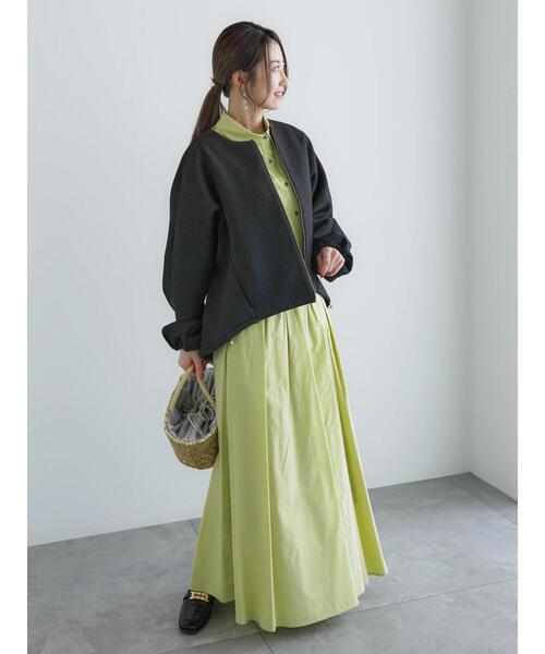 Te chichi（テチチ）の「タイプライターボリュームスリーブシャツ（セットアップ可）（シャツ/ブラウス・レディース・イエロー/ブルー/グレー・F）」の9枚目の写真