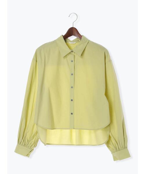Te chichi（テチチ）の「タイプライターボリュームスリーブシャツ（セットアップ可）（シャツ/ブラウス・レディース・イエロー/ブルー/グレー・F）」の13枚目の写真