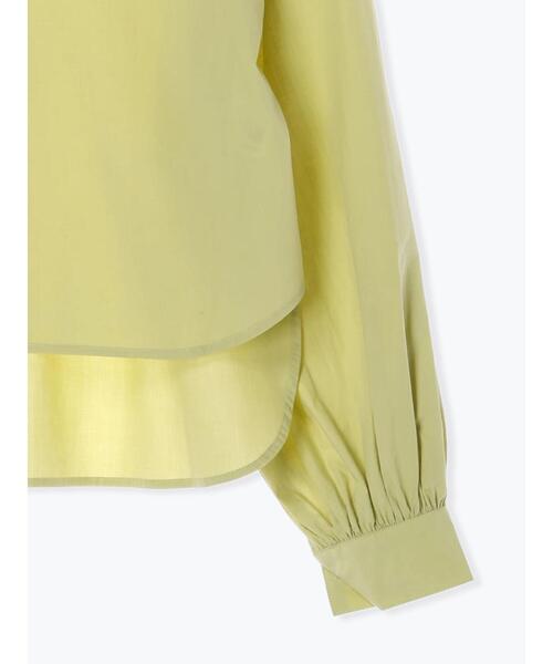 Te chichi（テチチ）の「タイプライターボリュームスリーブシャツ（セットアップ可）（シャツ/ブラウス・レディース・イエロー/ブルー/グレー・F）」の5枚目の写真