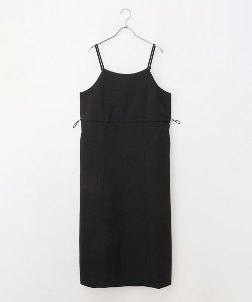 Honeys（ハニーズ）の「ドロスト使いキャミワンピース（ワンピース・レディース・オリーブ/ブラック/ライトベージュ/グレイッシュベージュ・LL/3L/S/M/L）」の14枚目の写真