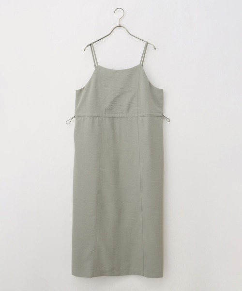 Honeys（ハニーズ）の「ドロスト使いキャミワンピース（ワンピース・レディース・オリーブ/ブラック/ライトベージュ/グレイッシュベージュ・LL/3L/S/M/L）」の16枚目の写真