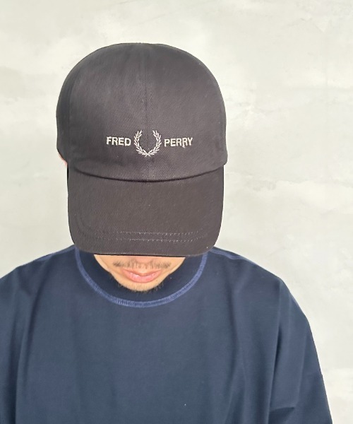 FRED PERRY（フレッドペリー）の「[FRED PERRY/フレッドペリー] ブランド刺繍ロゴ キャップ（キャップ・レディース・ブラック・ONE SIZE）」の18枚目の写真