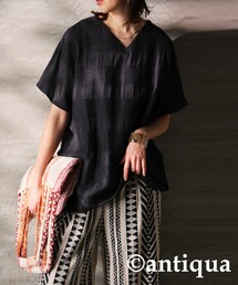 antiqua｜アンティカのTシャツ/カットソー（Vネック）通販 - ZOZOTOWN