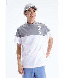 【new balance golf】接触冷感 半袖 モックネック プルオーバー (MENS SPORT)