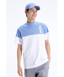 【new balance golf】接触冷感 半袖 モックネック プルオーバー (MENS SPORT)