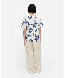 トップス marimekko レディース マリメッコ 総柄プリントシャツ マルチカラー×ライト