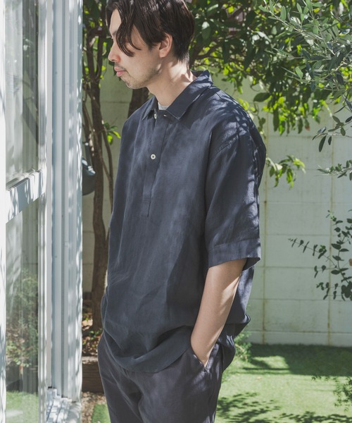 LOOSE H / S OPEN COLLAR SHIRT (ASSORT)/ルーズハーフスリーブ