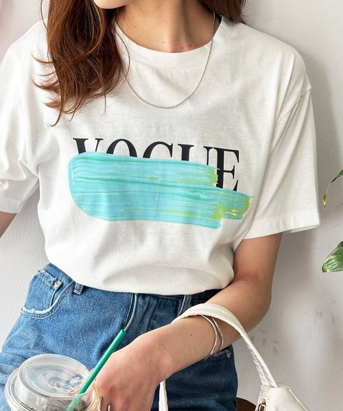 GeeRA（ジーラ）の「アソートロゴＴシャツ（Tシャツ/カットソー・レディース・ブルー/グリーン/ベージュ・X-LARGE/LARGE/MEDIUM）」の13枚目の写真