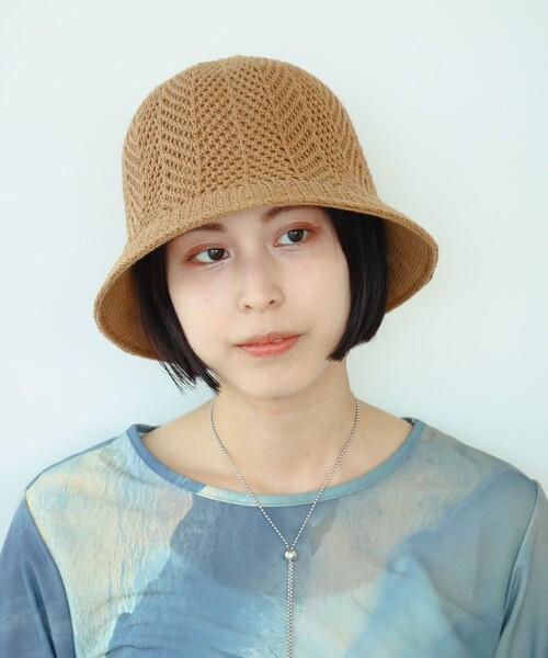 Ray BEAMS（レイビームス）の「Ray BEAMS / リバーシブル サーモ ハット（ハット・レディース・ブラウン系その他2/ブルー系その他4・ONE SIZE）」の7枚目の写真