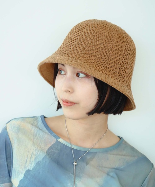 Ray BEAMS（レイビームス）の「Ray BEAMS / リバーシブル サーモ ハット（ハット・レディース・ブラウン系その他2/ブルー系その他4・ONE SIZE）」の2枚目の写真