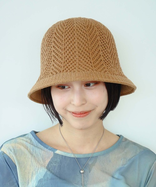 Ray BEAMS（レイビームス）の「Ray BEAMS / リバーシブル サーモ ハット（ハット・レディース・ブラウン系その他2/ブルー系その他4・ONE SIZE）」の9枚目の写真