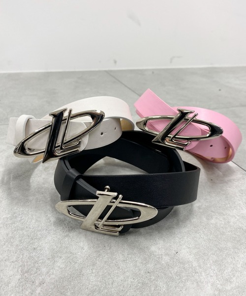 WEGO（ウィゴー）の「WEGO/バックルデザインベルト（ベルト・レディース・ブラック/ホワイト・FREE）」の8枚目の写真