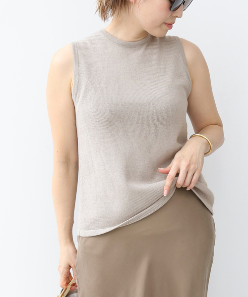 Tibi トップス Crepe Gauze Crewneck Top – Tibi Official