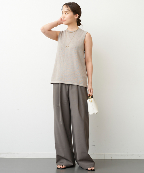 tibi(ティビ)の「【TIBI/ティビ】 COTTON CROSS ニット(ニット/セーター・レディース・ベージュ・FREE)」の8枚目の写真