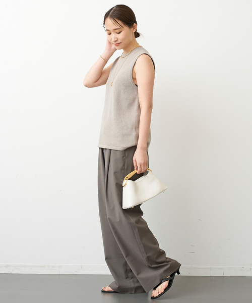 tibi(ティビ)の「【TIBI/ティビ】 COTTON CROSS ニット(ニット/セーター・レディース・ベージュ・FREE)」の9枚目の写真