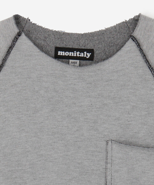 MONITALY(モニタリー)の「MONITALY | 〈別注〉ラグランスリーブスウェット BLACK MEN(スウェット・メンズ・ブラック・XL/L)」の3枚目の写真