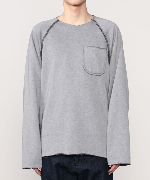 MONITALY(モニタリー)の「MONITALY | 〈別注〉ラグランスリーブスウェット BLACK MEN(スウェット・メンズ・ブラック・XL/L)」の7枚目の写真