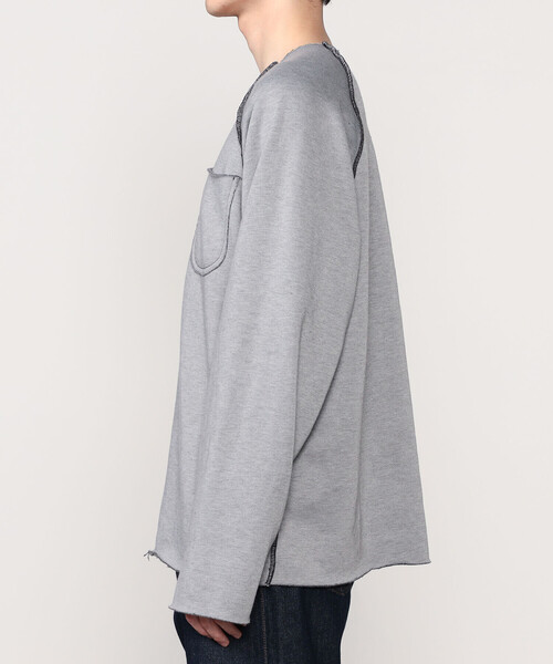 MONITALY(モニタリー)の「MONITALY | 〈別注〉ラグランスリーブスウェット BLACK MEN(スウェット・メンズ・ブラック・XL/L)」の8枚目の写真