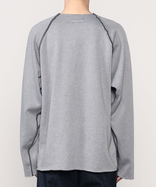 MONITALY(モニタリー)の「MONITALY | 〈別注〉ラグランスリーブスウェット BLACK MEN(スウェット・メンズ・ブラック・XL/L)」の9枚目の写真