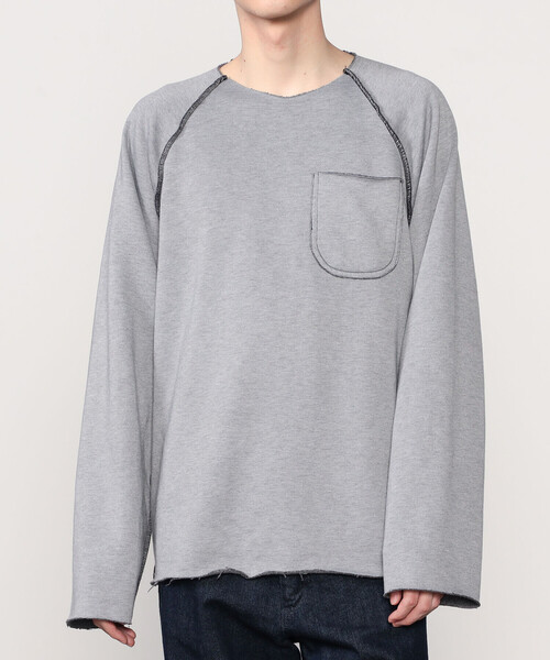 MONITALY(モニタリー)の「MONITALY | 〈別注〉ラグランスリーブスウェット BLACK MEN(スウェット・メンズ・ブラック・XL/L)」の11枚目の写真