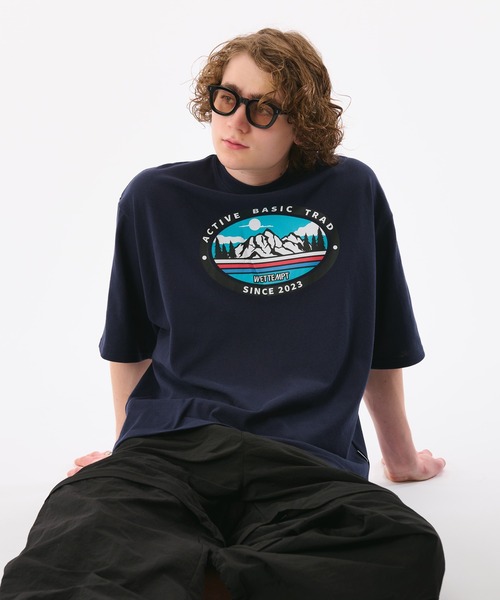 Woodlike グラフィックオーバーサイズTシャツ ビッグシルエットグラフィックTシャツ【選べる柄】【オーバー