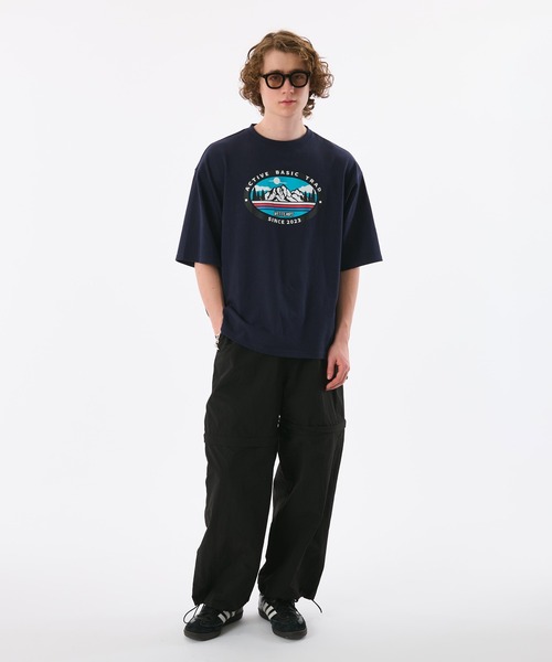 オーバーサイズ★ ★グラフィックTシャツ UNISEX MONO-MART tシャツ アートグラフィックデザインオーバーサイズ