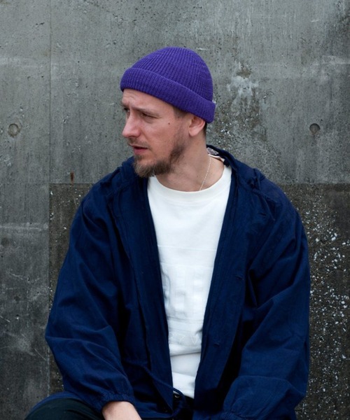 RACAL（ラカル）の「【Racal】SK8 Roll Knit Cap RL-19-1029（ニットキャップ/ビーニー・メンズ・チャコールグレー/ブラック/オリーブ/ホワイト/ベージュ/ネイビー/パープル/マスタード/オレンジ・FREE）」の16枚目の写真