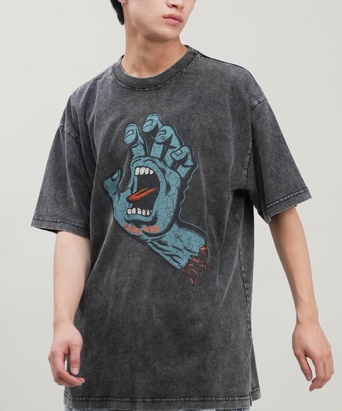 SANTA CRUZ（サンタクルーズ）の「【ムラサキスポーツ限定】SANTACRUZ/サンタクルーズ 半袖Tシャツ 古着風 ピグメント 502242405（Tシャツ/カットソー・メンズ・ブラック系1/ブラック系3/ブラック系4/ブラック系2・M/XL/L）」の2枚目の写真