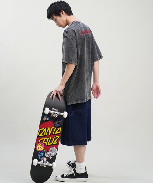 SANTA CRUZ（サンタクルーズ）の「【ムラサキスポーツ限定】SANTACRUZ/サンタクルーズ 半袖Tシャツ 古着風 ピグメント 502242405（Tシャツ/カットソー・メンズ・ブラック系1/ブラック系3/ブラック系4/ブラック系2・M/XL/L）」の14枚目の写真