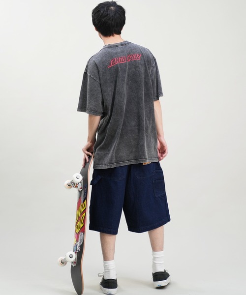 SANTA CRUZ（サンタクルーズ）の「【ムラサキスポーツ限定】SANTACRUZ/サンタクルーズ 半袖Tシャツ 古着風 ピグメント 502242405（Tシャツ/カットソー・メンズ・ブラック系1/ブラック系3/ブラック系4/ブラック系2・M/XL/L）」の15枚目の写真