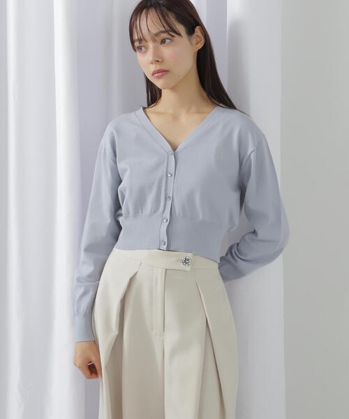 JILL by JILL STUART(ジルバイジルスチュアート)の「◇<アンサンブル対応>ジェムカラーUV&ウォッシャブルカーデ(カーディガン/ボレロ・レディース・グレー/ブルー/ホワイト系その他/ネイビー・FREE)」の19枚目の写真