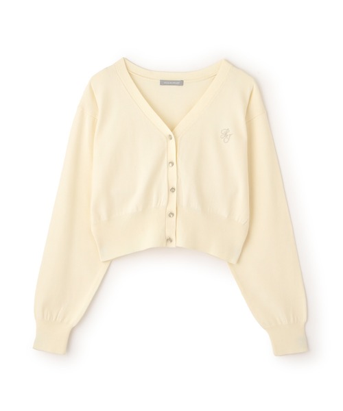 JILL by JILL STUART(ジルバイジルスチュアート)の「◇<アンサンブル対応>ジェムカラーUV&ウォッシャブルカーデ(カーディガン/ボレロ・レディース・グレー/ブルー/ホワイト系その他/ネイビー・FREE)」の2枚目の写真