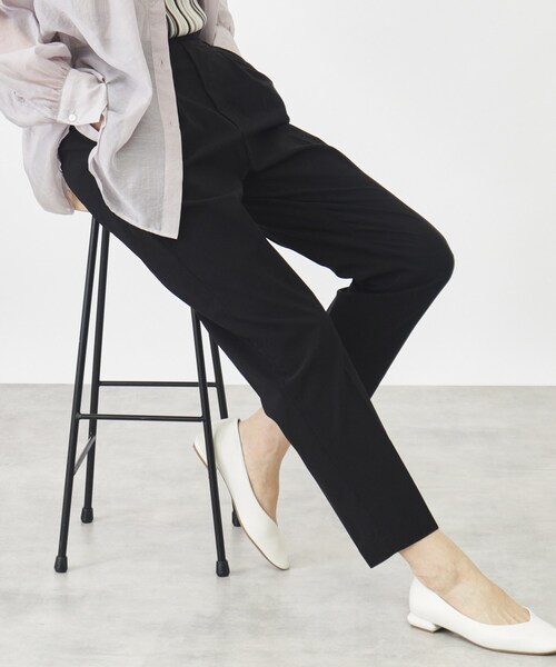 THE SHOP TK （ザ ショップ ティーケー ）の「◆ハイパーストレッチテーパードパンツ/洗える（その他パンツ・レディース・ライトベージュ/ダークグレー/ブラック・12/13/10/14/11）」の2枚目の写真