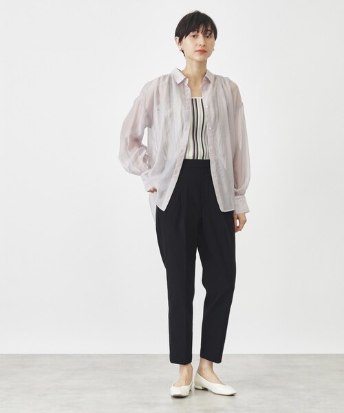 THE SHOP TK （ザ ショップ ティーケー ）の「◆ハイパーストレッチテーパードパンツ/洗える（その他パンツ・レディース・ライトベージュ/ダークグレー/ブラック・12/13/10/14/11）」の16枚目の写真